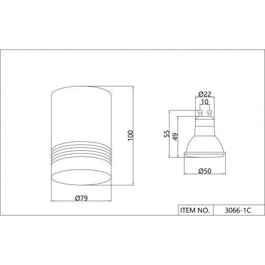 Накладной светильник Favourite Darar 3066-1C