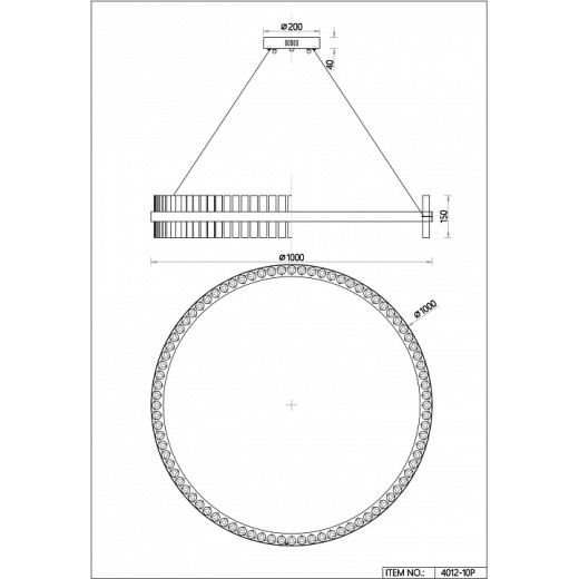 Подвесной светильник Favourite Placerat 4012-10P
