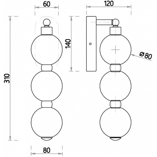 Бра Favourite Gubbare 4014-1W