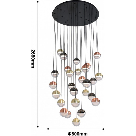 Подвесная люстра Favourite Luna 4371-27P