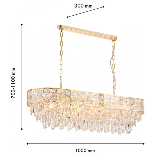 Подвесная люстра Favourite Elysium 4720-10P