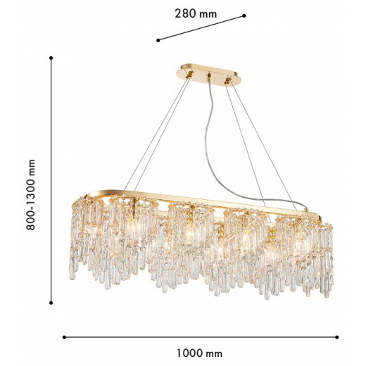 Подвесная люстра Favourite Diadem 4724-10P