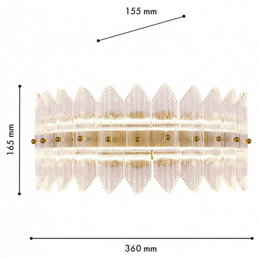 Накладной светильник Favourite Mirabella 4754-1W