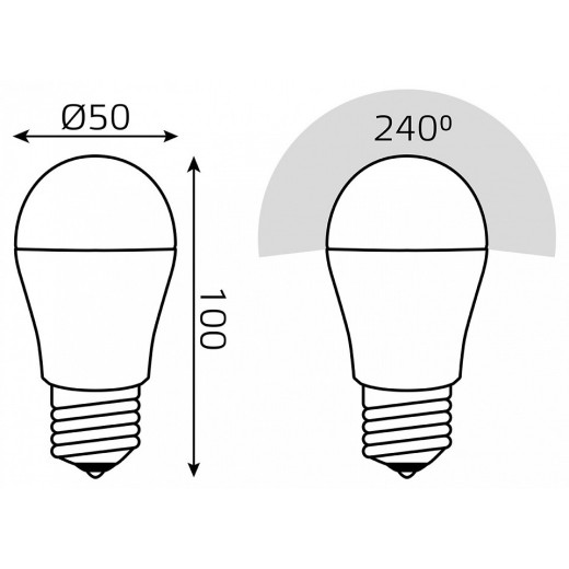 Лампа светодиодная Gauss Basic E27 13Вт 3000K 10502132