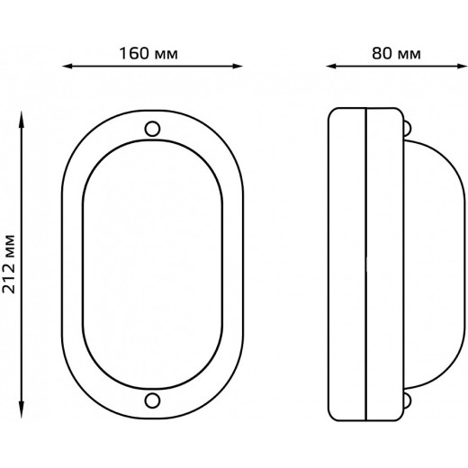 Накладной светильник Gauss НБП 926602206