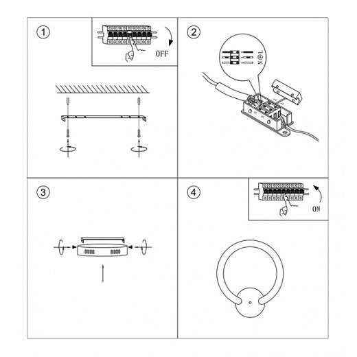 Накладной светильник Globo Cordoba 42500-1