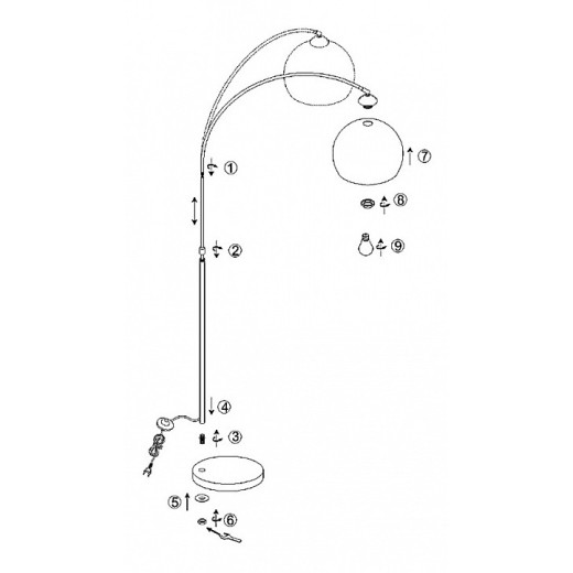 Торшер Globo Newcastle 58227