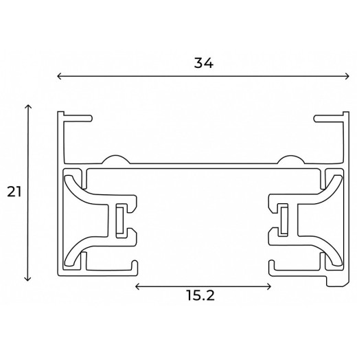 Трек накладной Hesby Lighting Skylite 0026