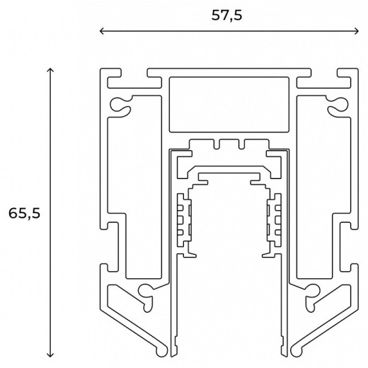 Трек встраиваемый Hesby Lighting ElDeko HSBL_0072_1