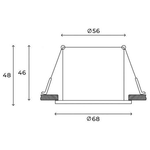 Встраиваемый светильник Hesby Lighting Verdal HSBL_0101