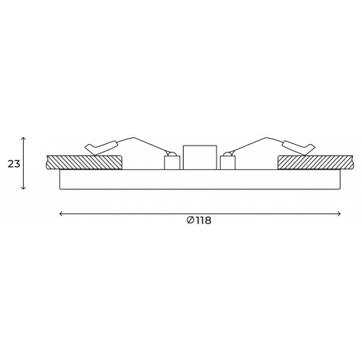 Встраиваемый светильник Hesby Lighting Alta HSBL_0183