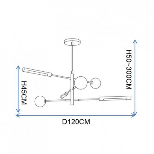 Подвесная люстра Imperiumloft RUNNA RUNNA01