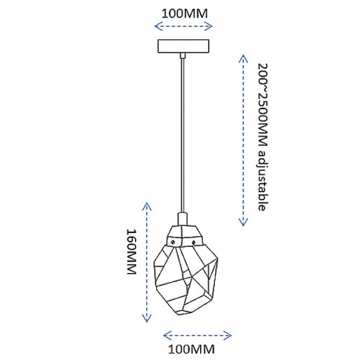 Подвесной светильник Imperiumloft CRISTEL CRISTEL-ONE01