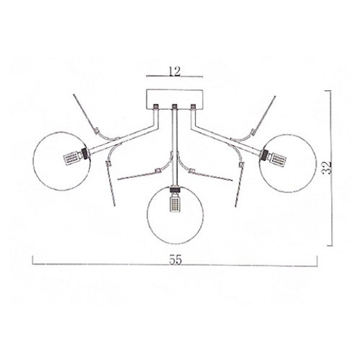 Потолочная люстра Imperiumloft MATISSE MATISSE-C-SELF01