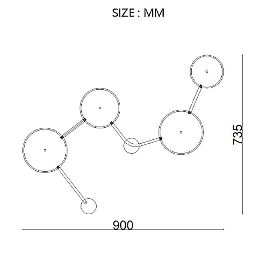 Накладной светильник Imperiumloft SOLEN SOLEN01