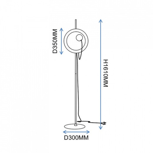 Торшер Imperiumloft MARGOTT Orange margott-fl01