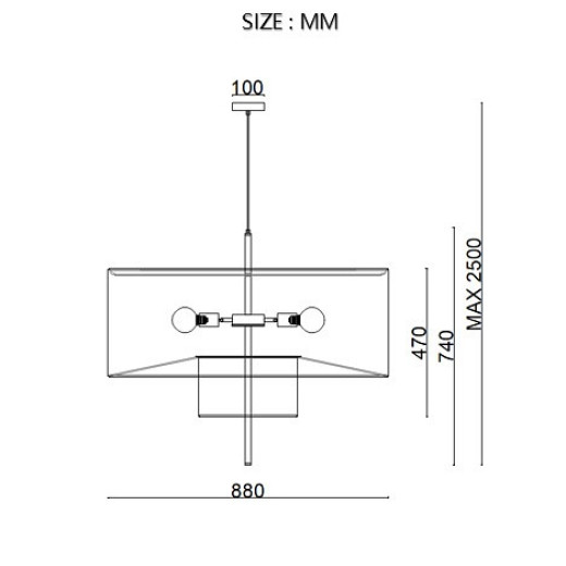 Подвесной светильник Imperiumloft ANDREAN andrean01