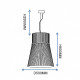 Подвесной светильник Imperiumloft PEO B peo01