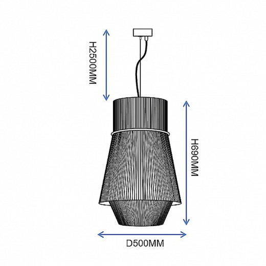 Подвесной светильник Imperiumloft PEO C peo01