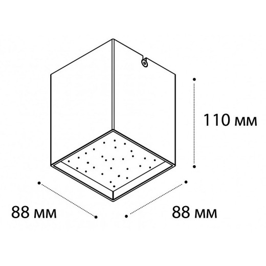 Накладной светильник Italline DL 3028 DL 3028 white 4000K