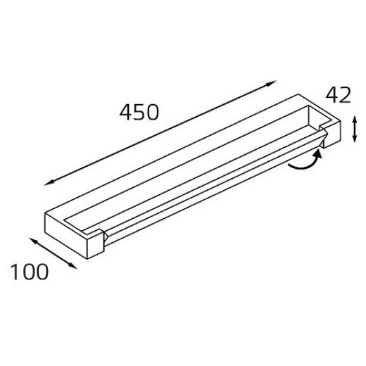 Подсветка для зеркала Italline IT01-1068/45 IT01-1068/45 white