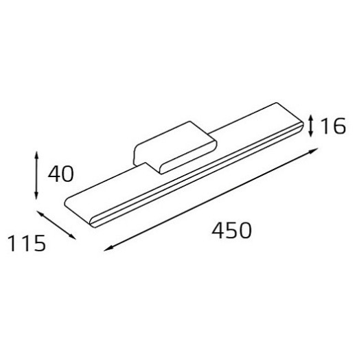 Подсветка для зеркала Italline IT01-1088 IT01-1088/45 white
