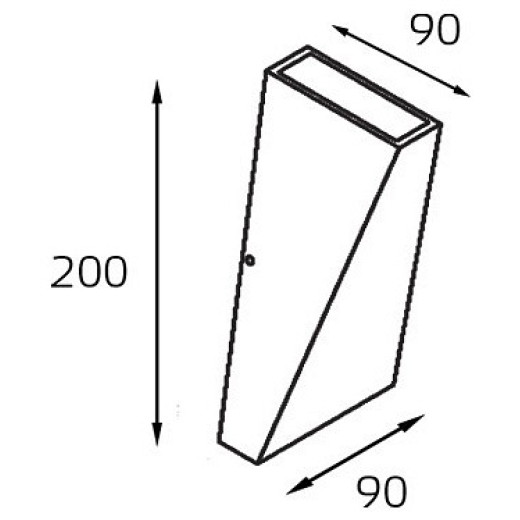 Накладной светильник Italline IT01-A807 IT01-A807 black