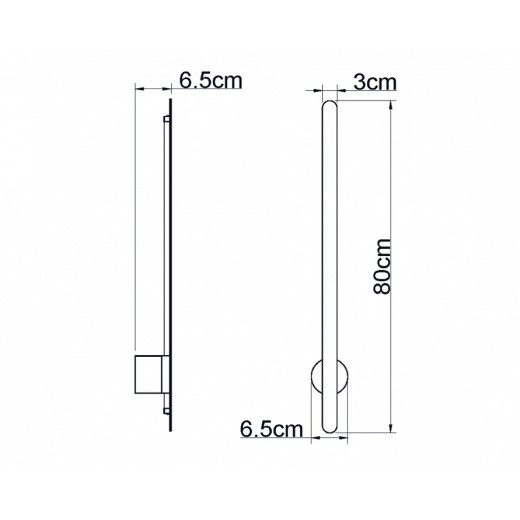 Бра Italline IT08-80 IT08-8020 black