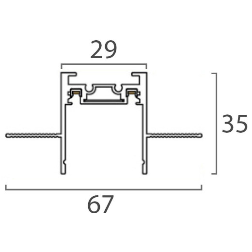 Трек встраиваемый Italline KREATOR IT09-9021 black tube