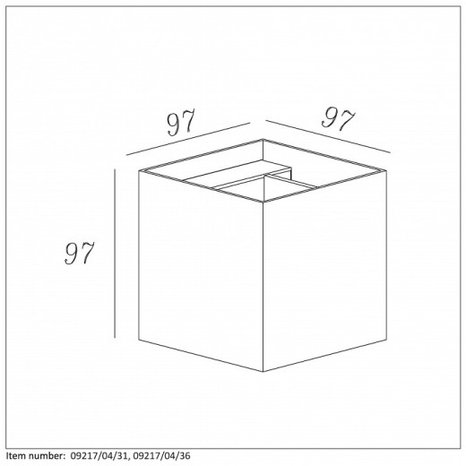 Накладной светильник Lucide Xio 09217/04/36