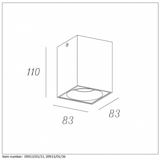 Накладной светильник Lucide Bentoo-Led 09913/05/31
