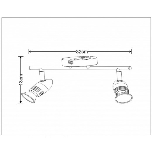 Спот Lucide Caro-Led 13955/10/12