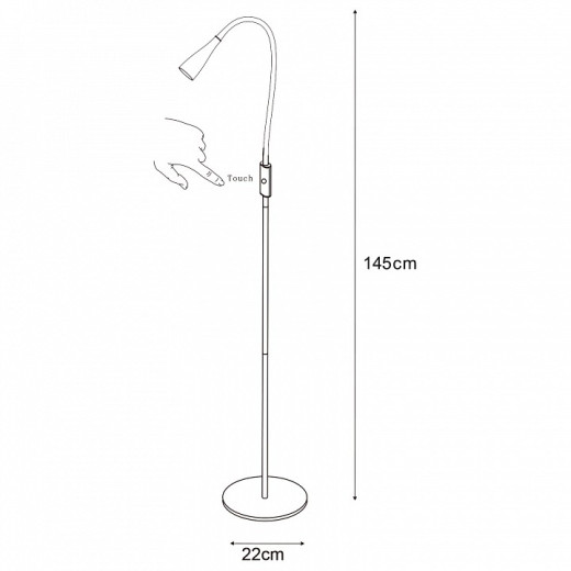 Торшер Lucide Zozy 18756/03/30