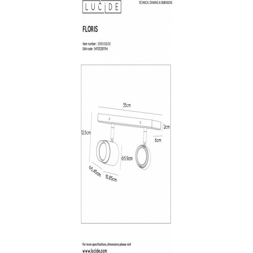 Спот Lucide Floris 35913/02/30