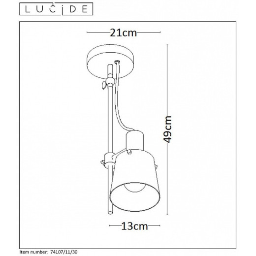 Спот Lucide Quinny 74107/11/30