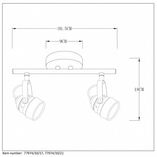 Спот Lucide Cigal 77974/10/17