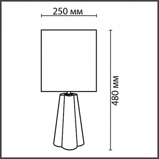 Настольная лампа декоративная Lumion Hinami 8124/1Т