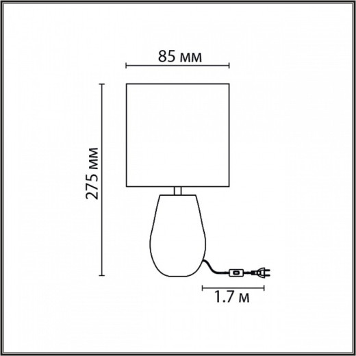Настольная лампа декоративная Lumion Akivi 8147/1Т