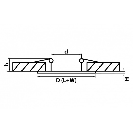 Встраиваемый светильник Lightstar Levigo 010037