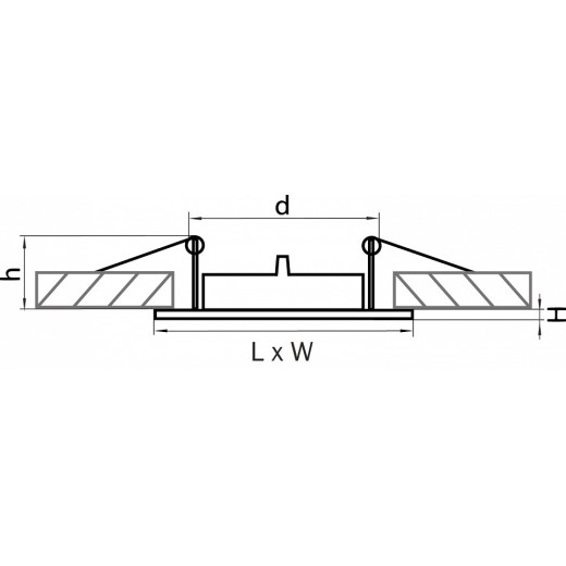 Встраиваемый светильник Lightstar Lega 16 011944