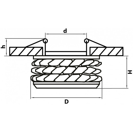 Встраиваемый светильник Lightstar Onora 031802