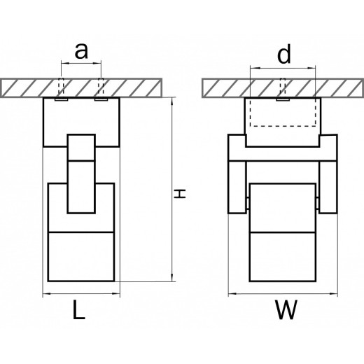 Светильник на штанге Lightstar Illumo L1 051047-IP65