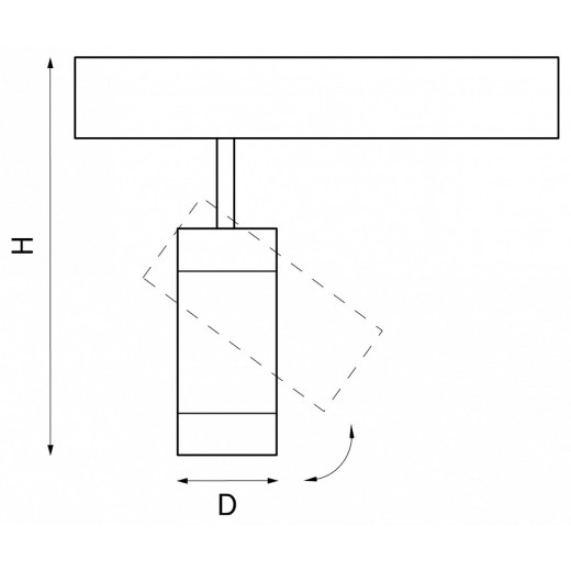 Светильник на штанге Lightstar Teta 205017