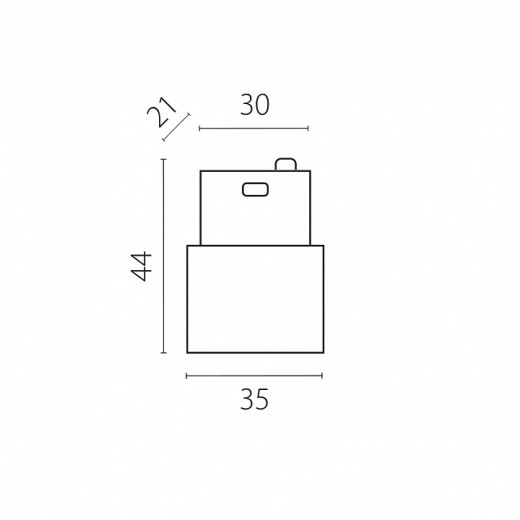 Накладной светильник Lightstar Uno 209447