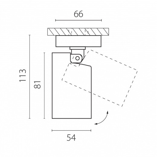 Светильник на штанге Lightstar Rullo 213407