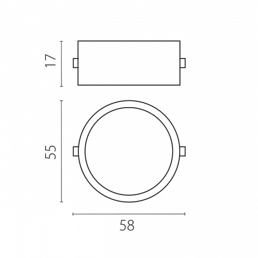 Кольцо декоративное Lightstar Domino 214007