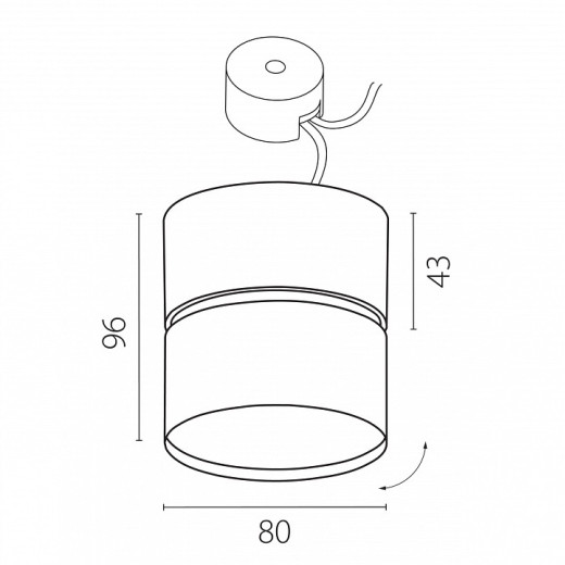 Накладной светильник Lightstar Acuto 215837