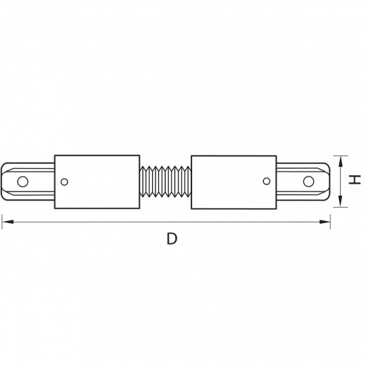 Соединитель гибкий для треков Lightstar Barra 501157