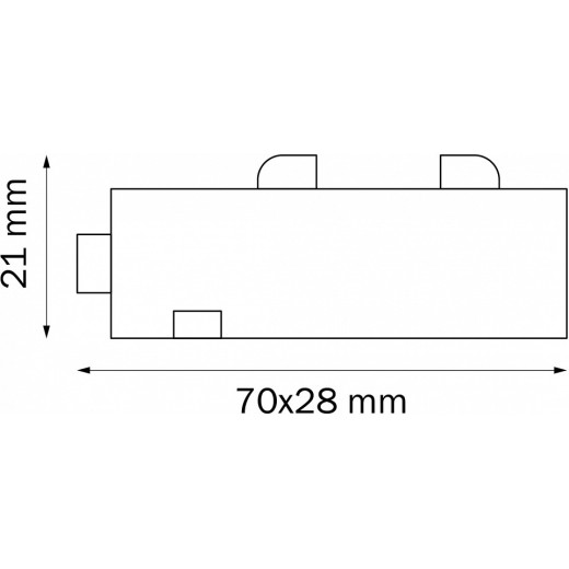 Соединитель линейный для треков Lightstar Teta 505107