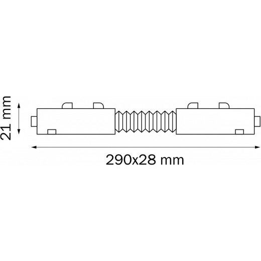 Соединитель гибкий для треков Lightstar Teta 505157